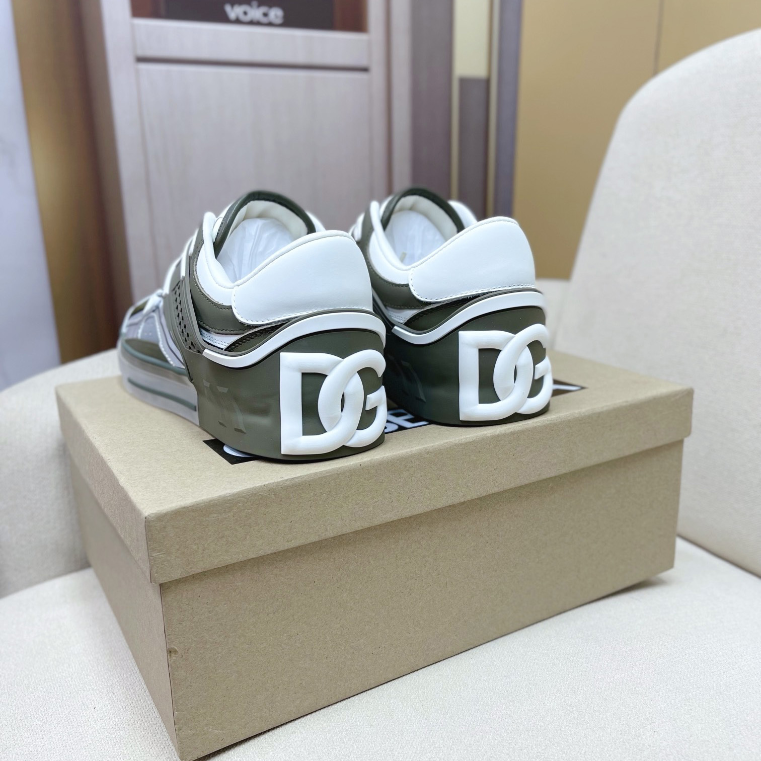 Dolce & Gabbana Calfskin Custom 2.Zero Sneakers - 