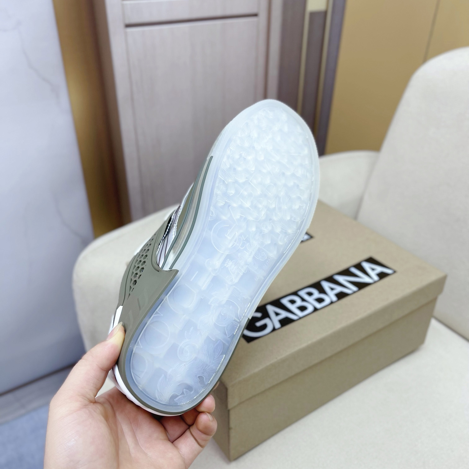 Dolce & Gabbana Calfskin Custom 2.Zero Sneakers - 