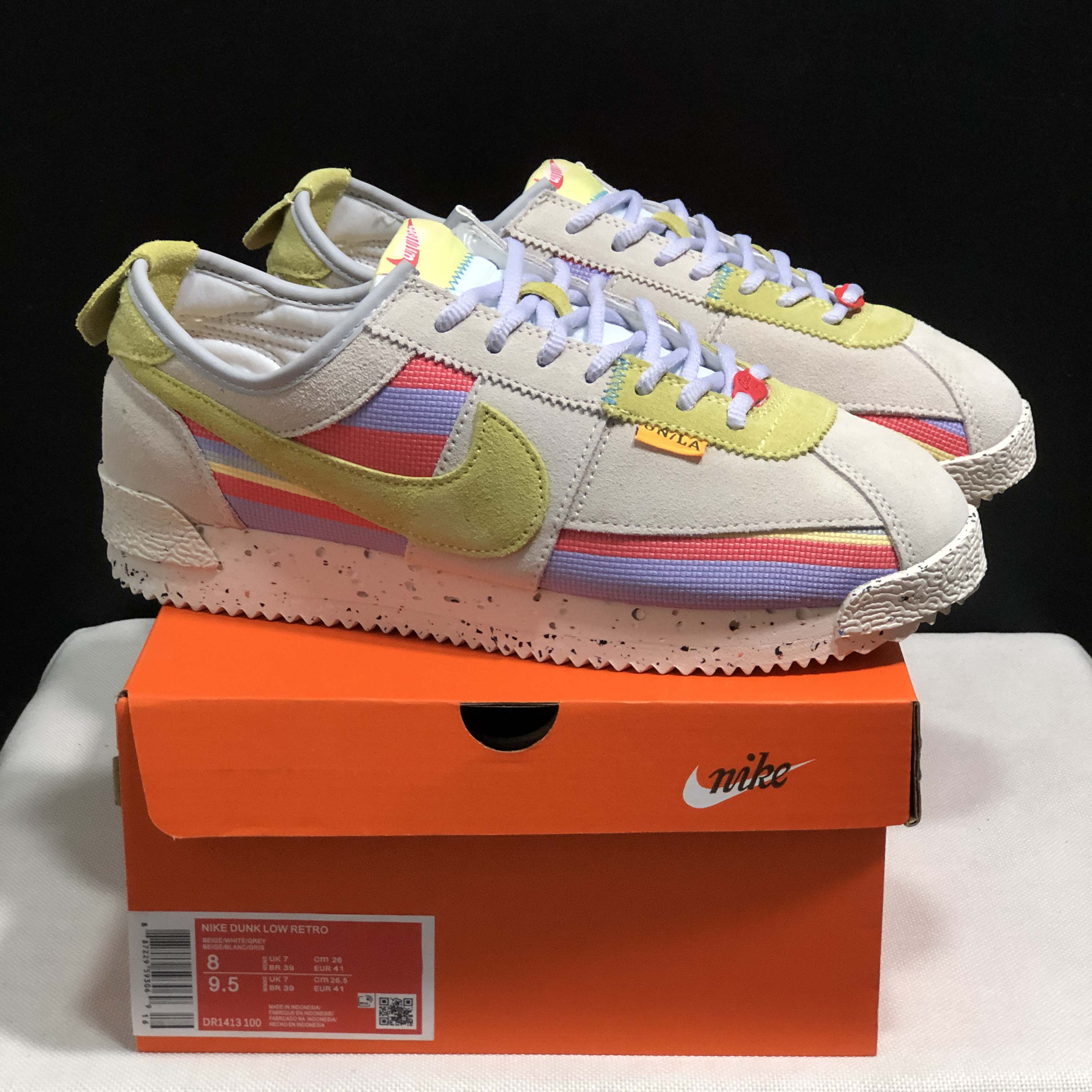 Union LA x Nike Cortez SP “Lemon Frost” Sneaker   - DesignerGu
