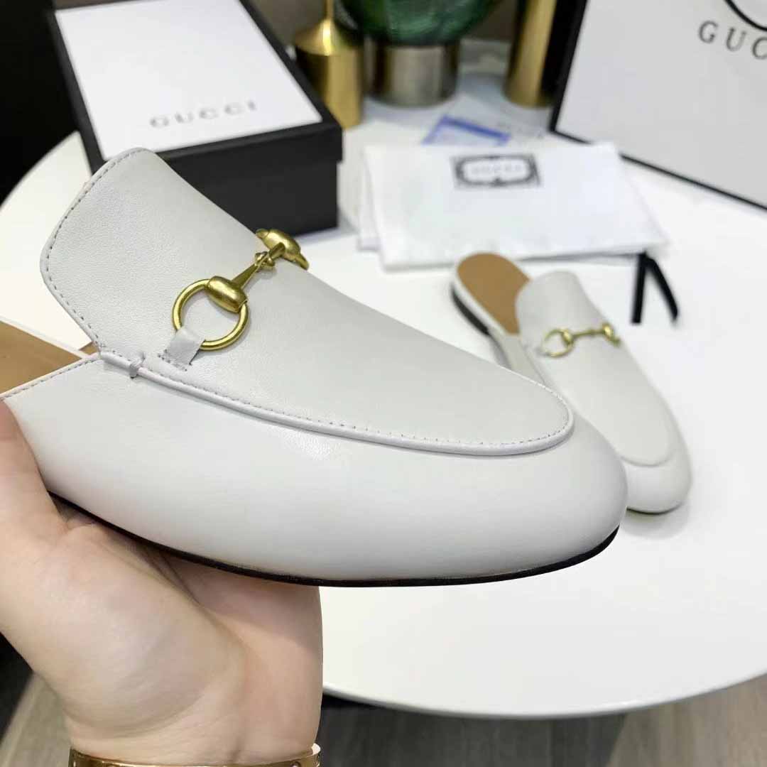 Gucci Princetown Leather Slipper - 