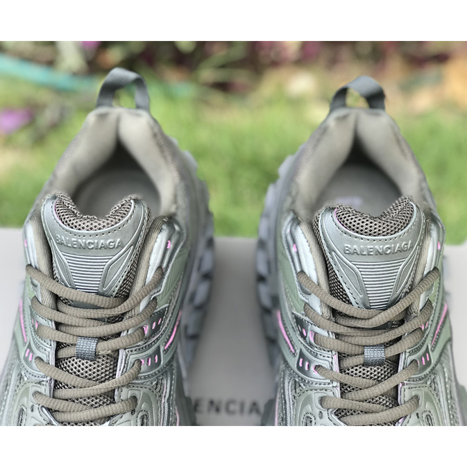 Balenciaga Defender Sneaker In Dark Green Mesh And Nylon - 