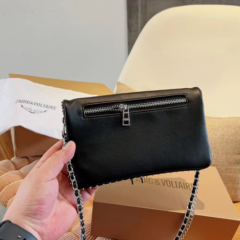Zadig & Voltaire Shoulder Bag In Black(21-13-3cm) - 