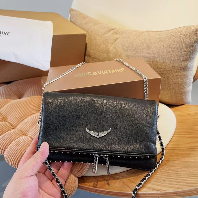 Zadig & Voltaire Shoulder Bag In Black(21-13-3cm) - 