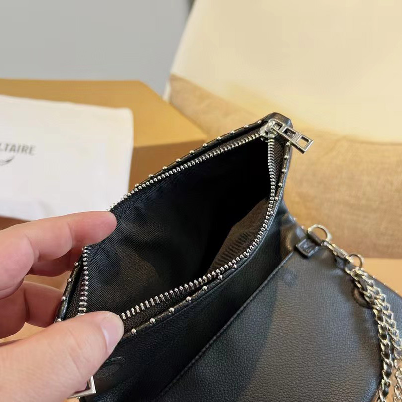 Zadig & Voltaire Shoulder Bag In Black(21-13-3cm) - 
