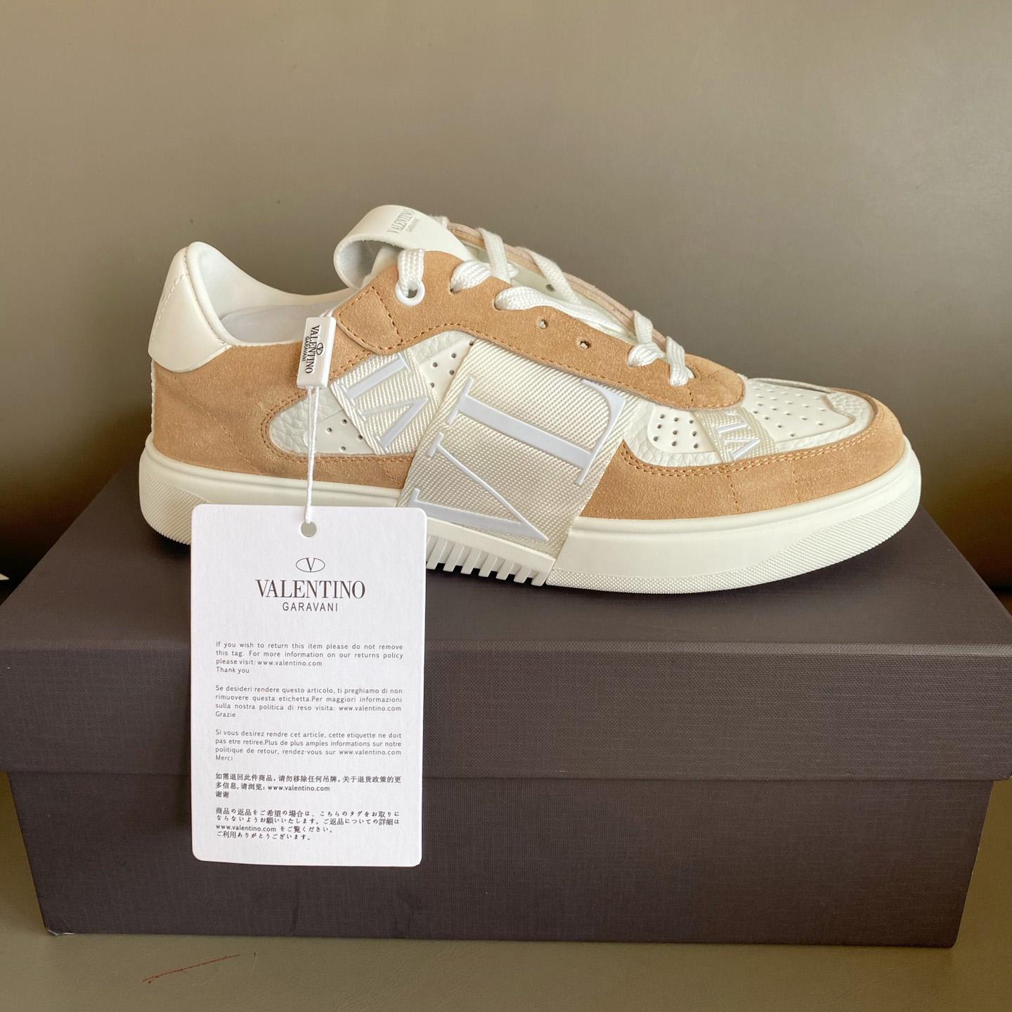 Valenti Low-Top Calfskin Vl7n Sneaker With Bands - 