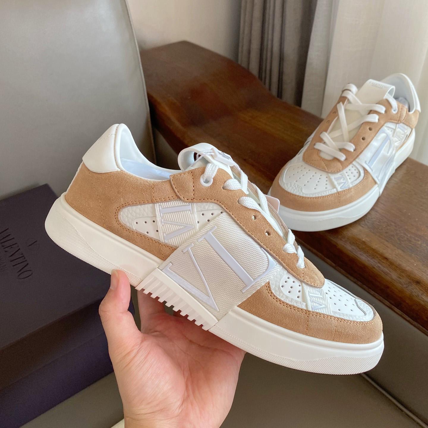 Valenti Low-Top Calfskin Vl7n Sneaker With Bands - 