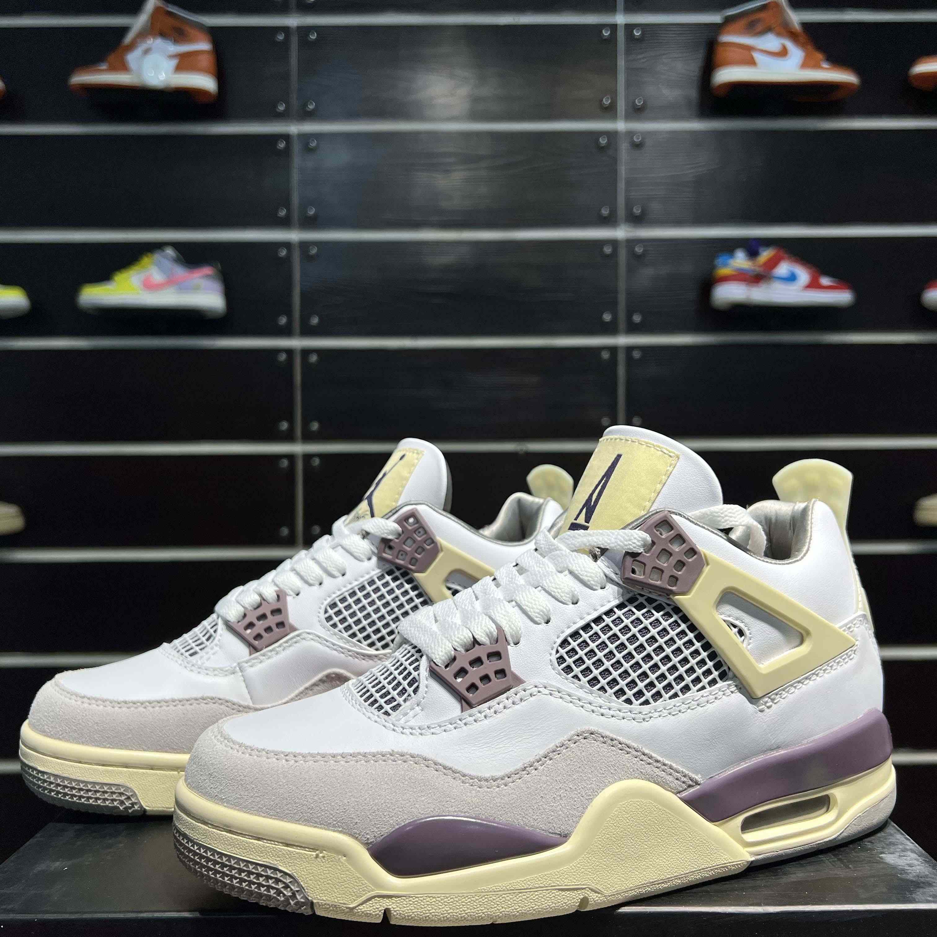 Air Jordan 4 Retro "Medium Grey" AJ4 Sneakers     DH6927-001 - DesignerGu