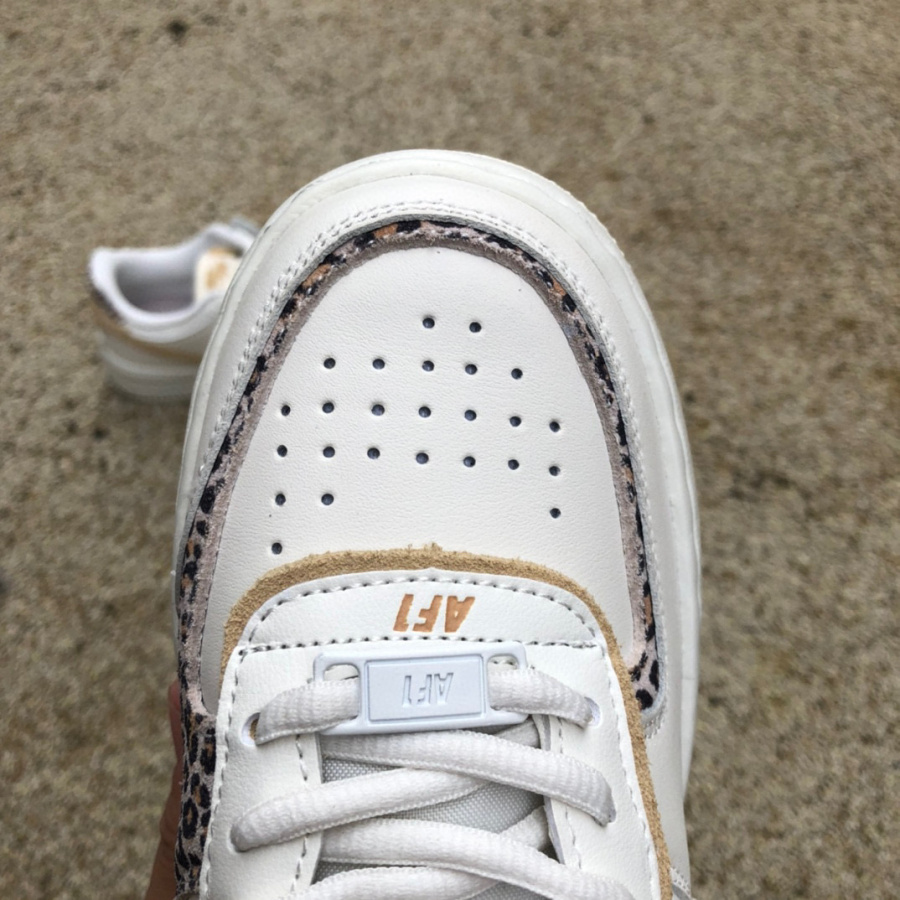 Nike WMNS Air Force 1 Shadow"Beige/Brown Leopard" Sneaker   CI0919-120 - 