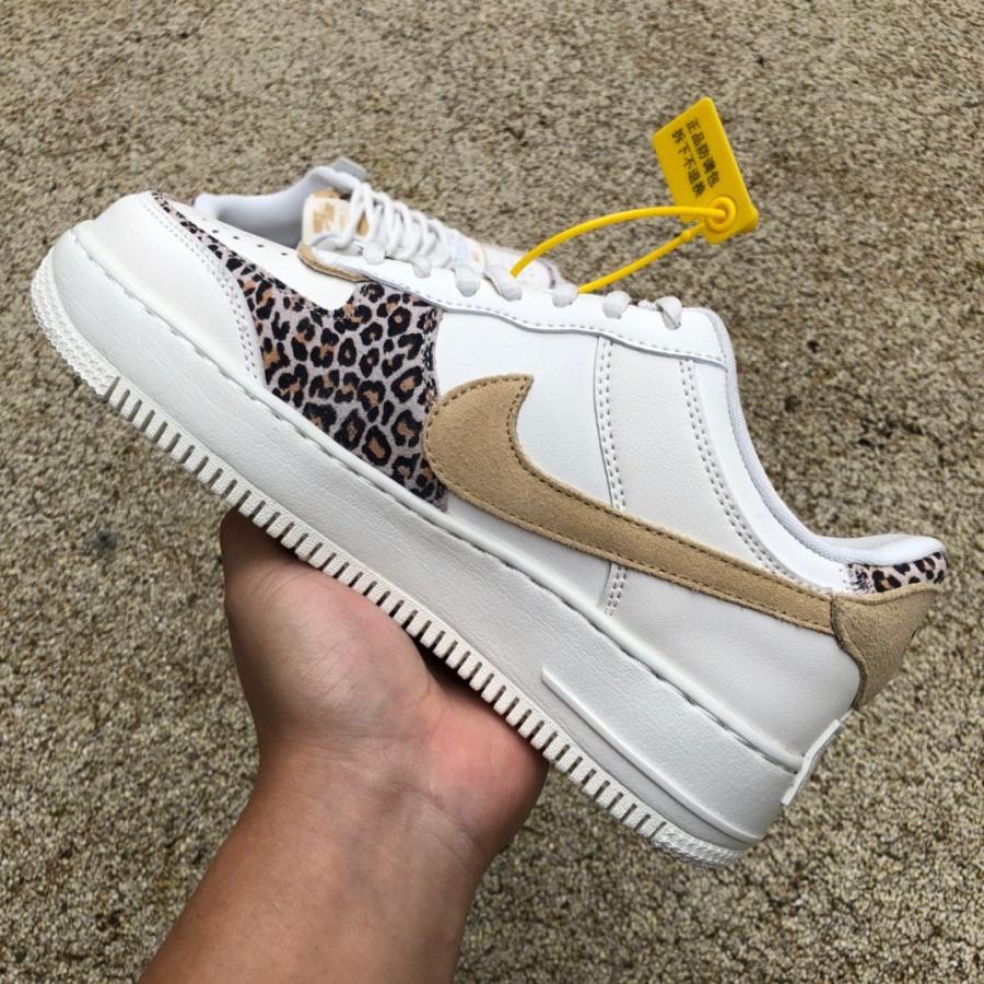 Nike WMNS Air Force 1 Shadow"Beige/Brown Leopard" Sneaker   CI0919-120 - 