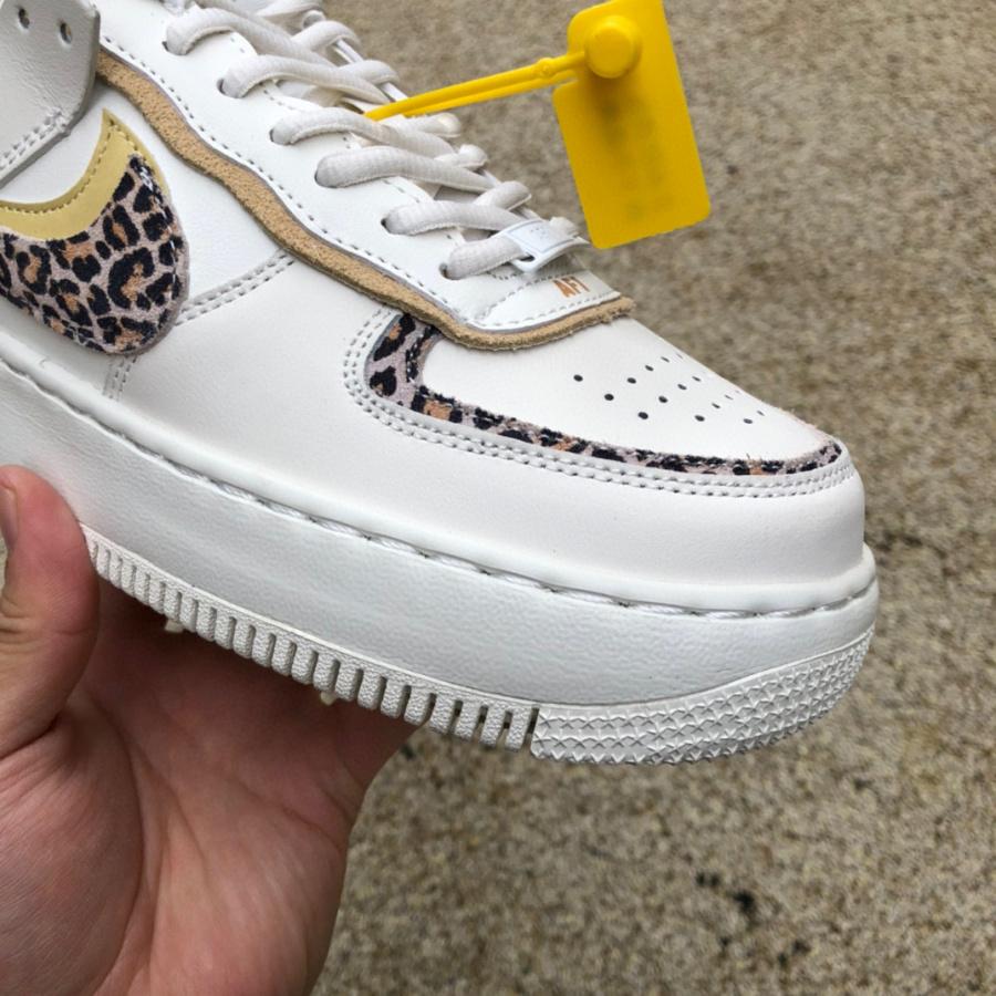 Nike WMNS Air Force 1 Shadow"Beige/Brown Leopard" Sneaker   CI0919-120 - 