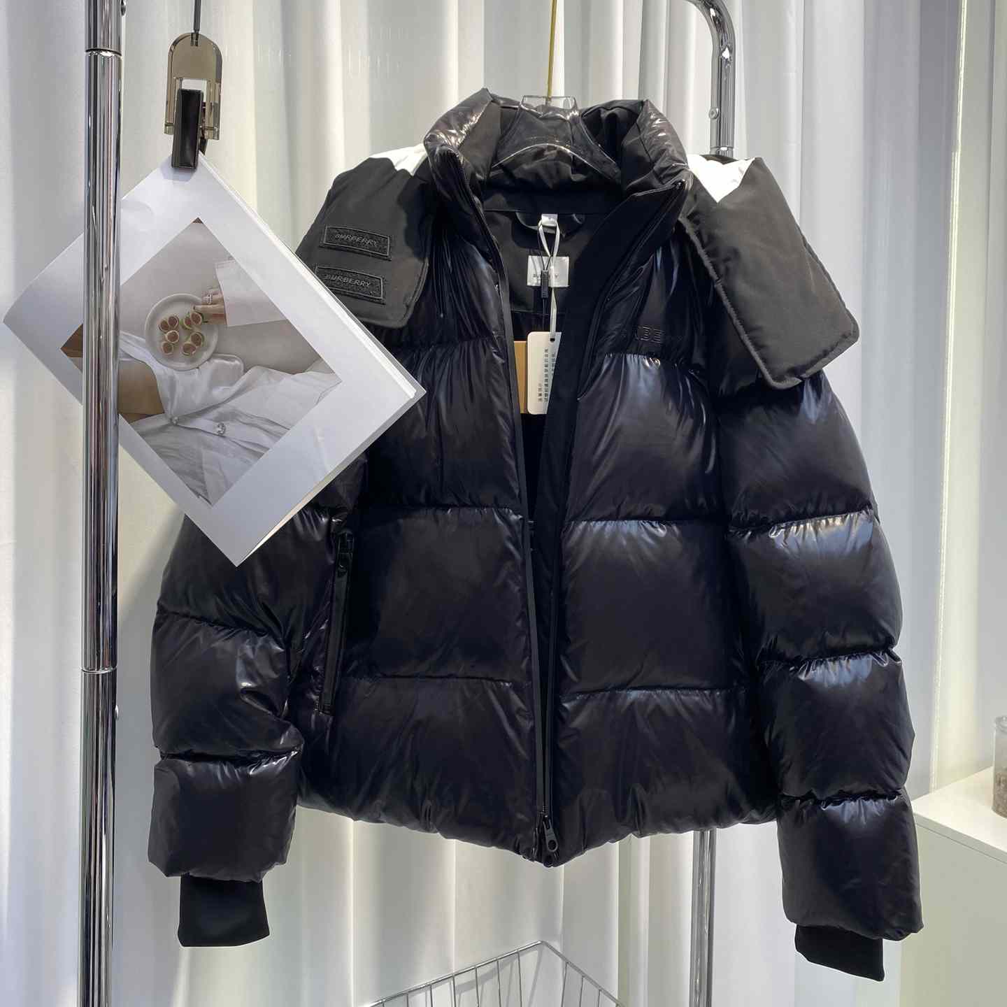 Burberry Detachable Hood Nylon Puffer Jacket - DesignerGu