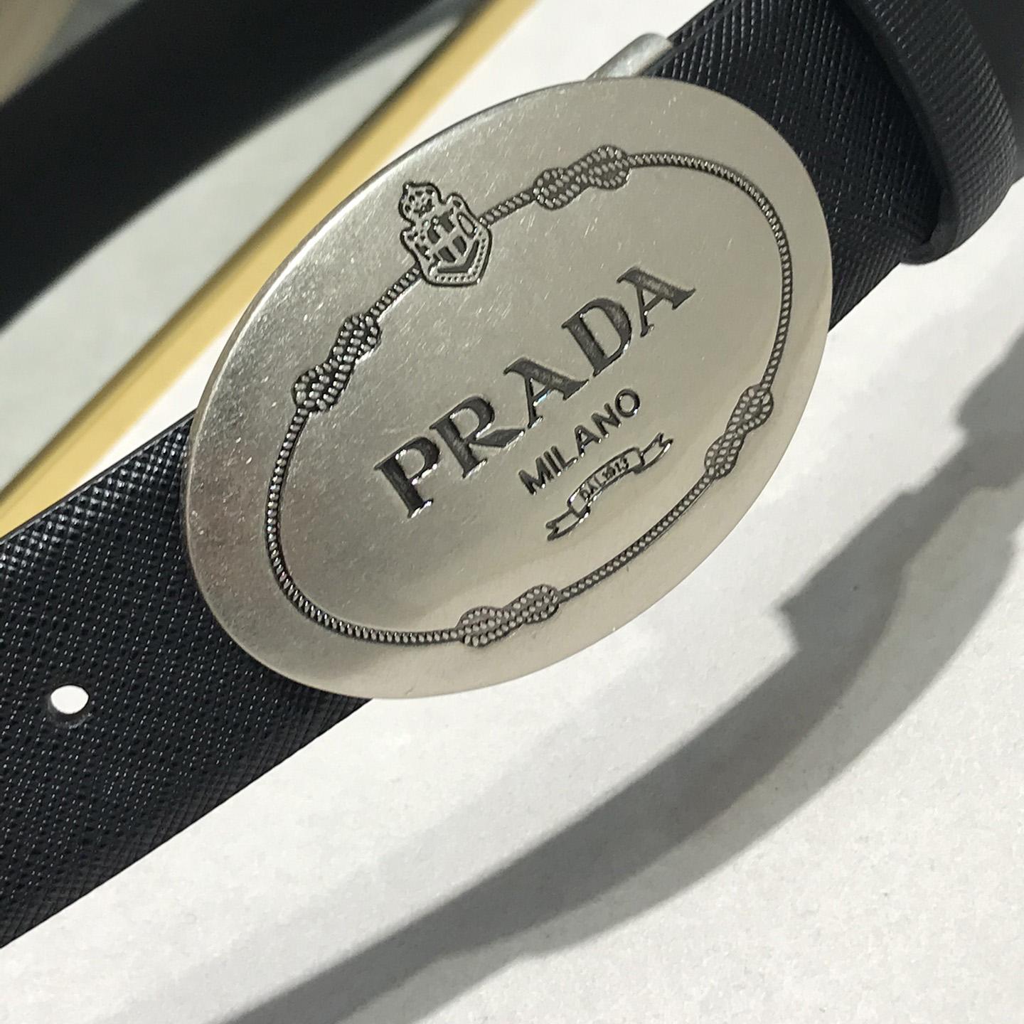Prada Leather Belt - 