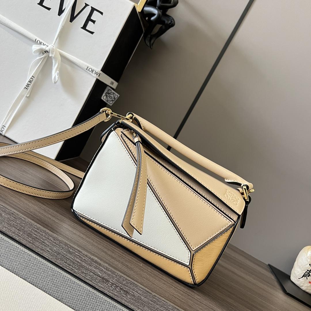 Loewe Mini Puzzle Bag In Classic Calfskin - DesignerGu