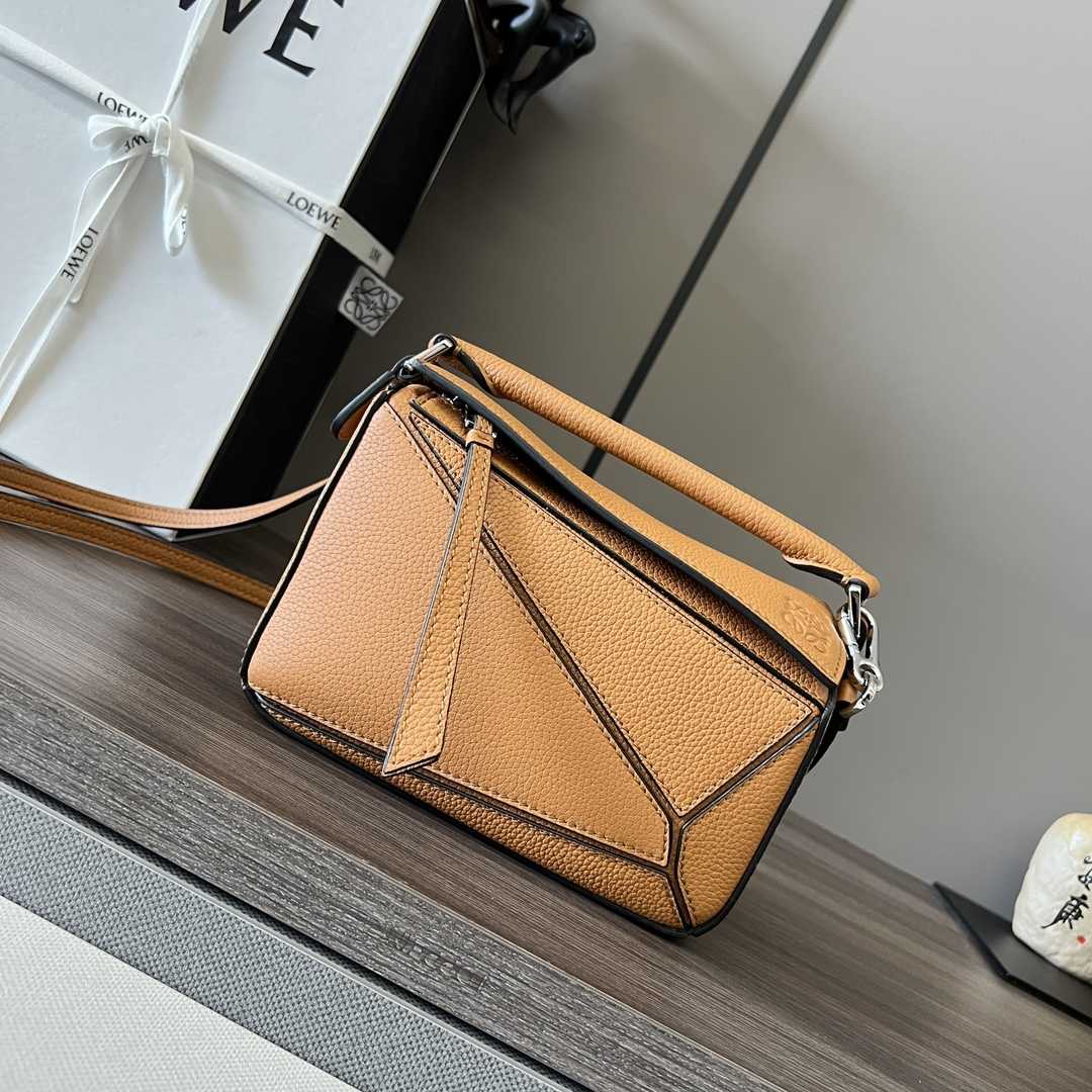 Loewe Mini Puzzle Bag In Soft Grained Calfskin - DesignerGu