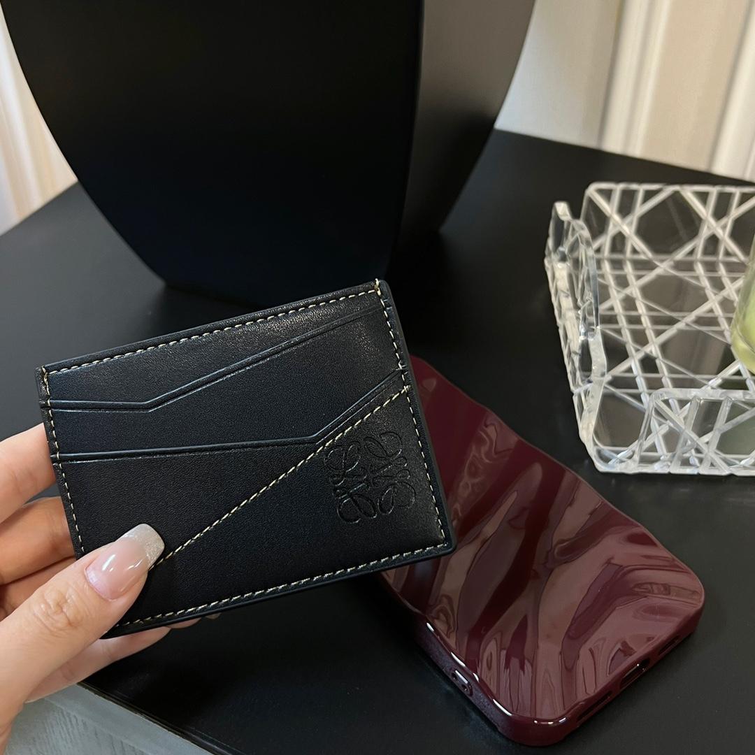 Loewe Puzzle Plain Cardholder (10x7.5cm) - 