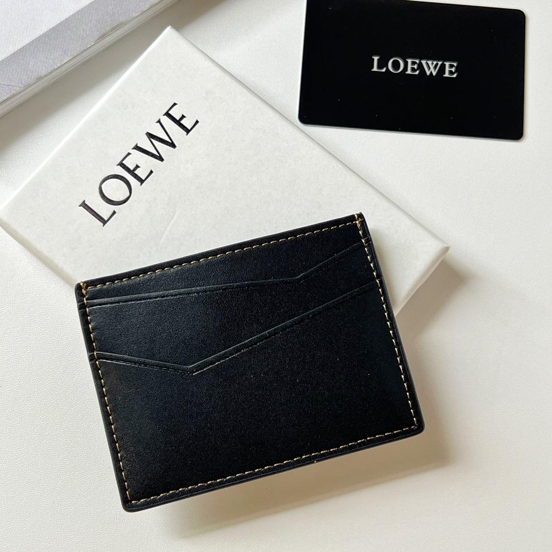 Loewe Puzzle Plain Cardholder (10x7.5cm) - 