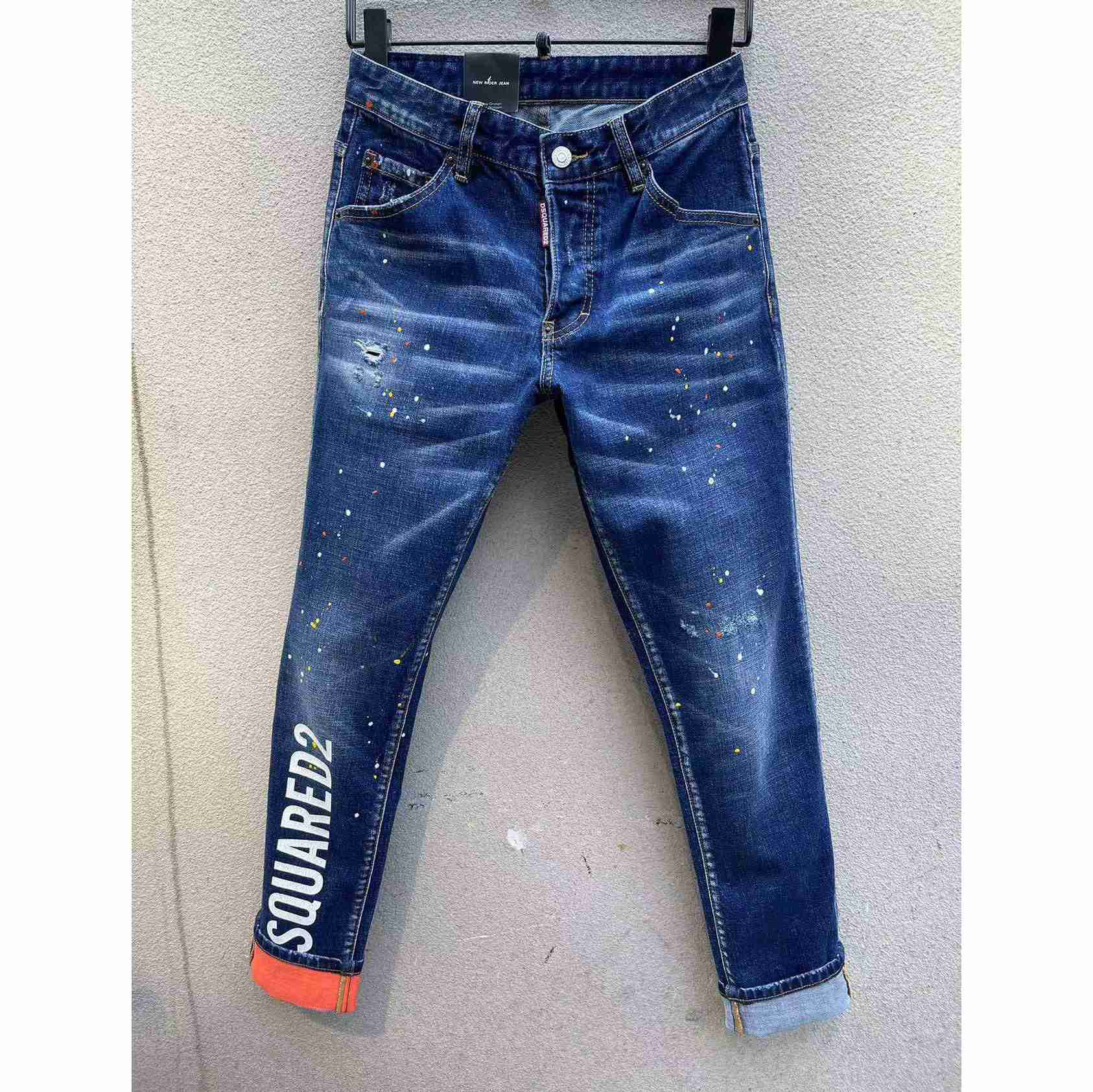 Dsquared2 Tidy Biker Slim-Fit Denim Jeans   DSQ108 - DesignerGu
