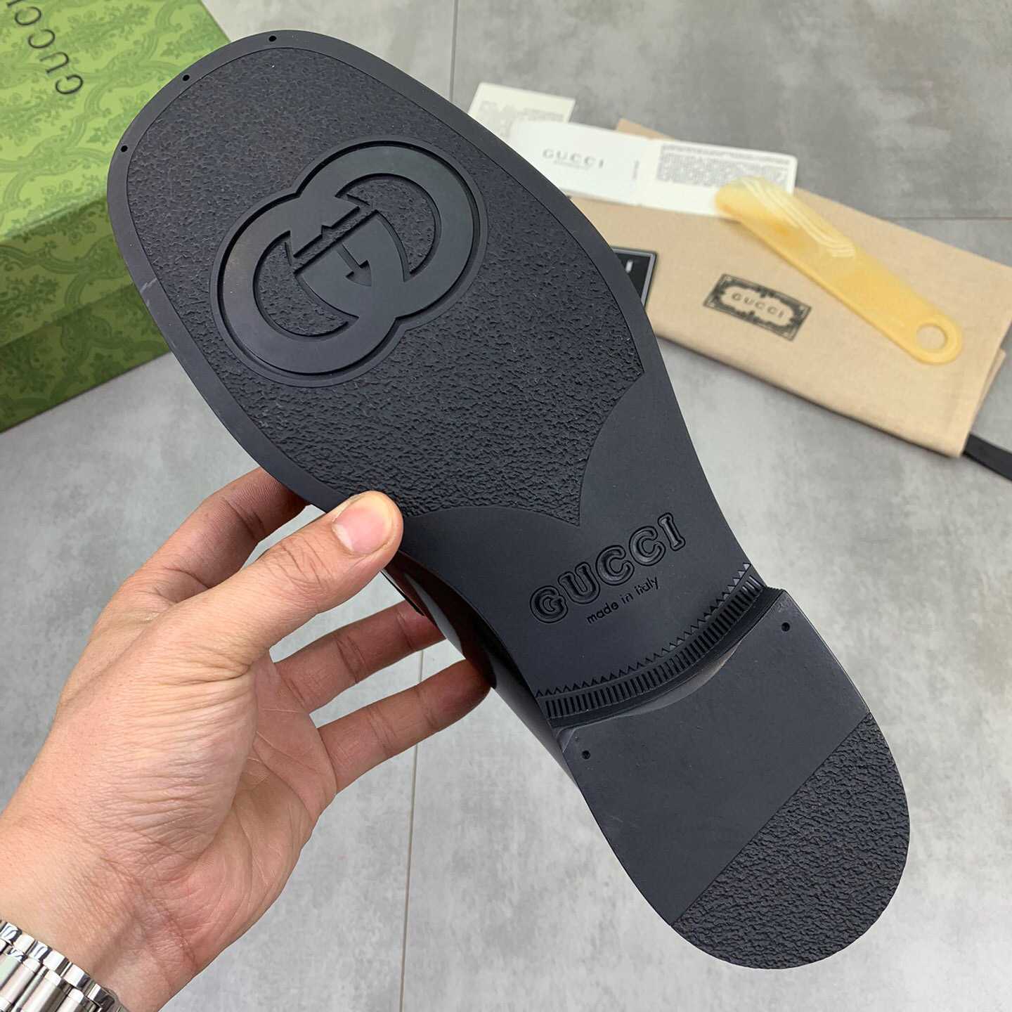 Gucci GG Leather Loafers(Upon Uk Size) - 
