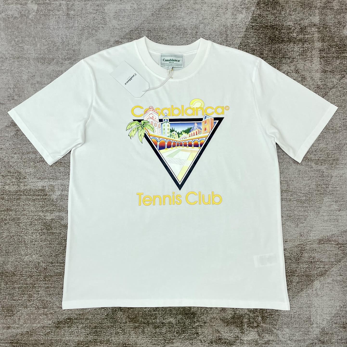 Casablanca Tennis Club Icon T-Shirt - DesignerGu