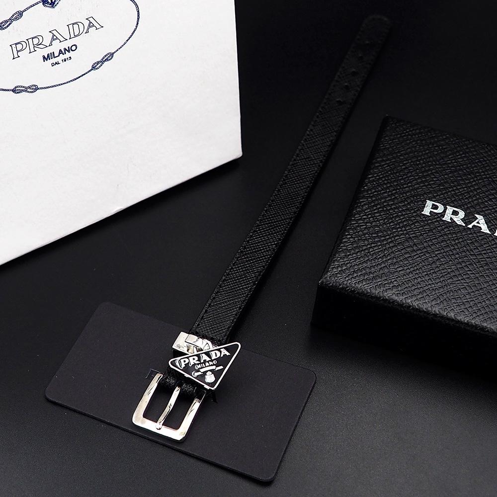 Prada Saffiano Leather Bracelet - 