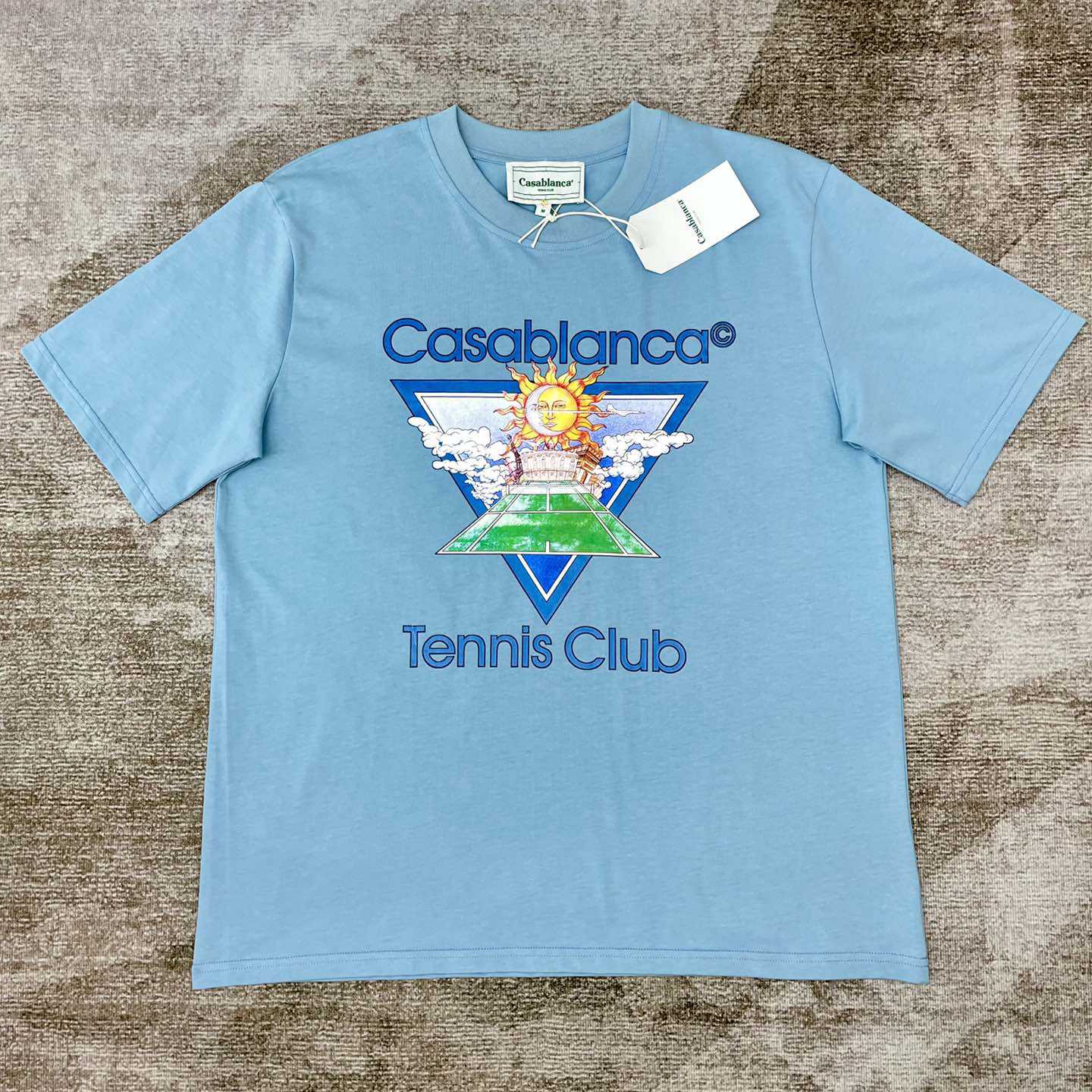 Casablanca Sun Tennis Club Icon T-shirt - DesignerGu