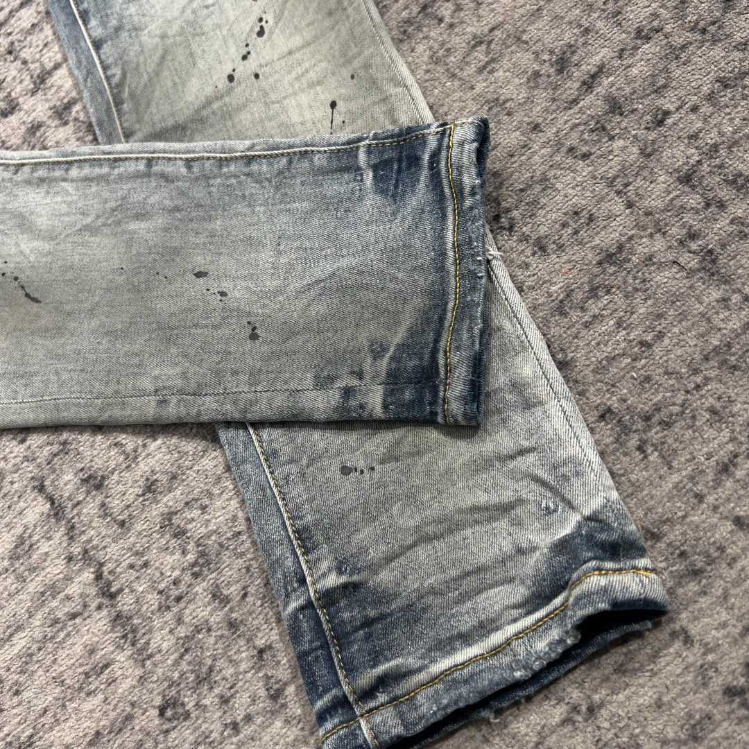 Purple-Brand Slim-Fit Jeans   202332 - DesignerGu