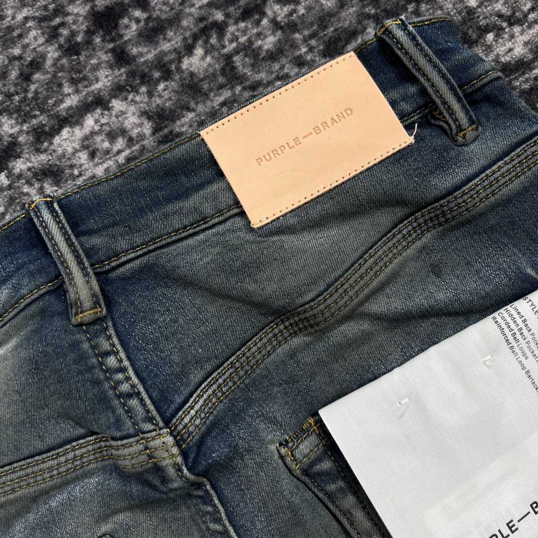 Purple-Brand Slim-Fit Jeans   202332 - DesignerGu