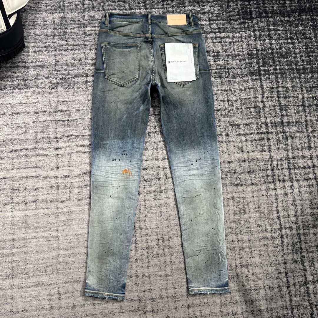 Purple-Brand Slim-Fit Jeans   202332 - DesignerGu