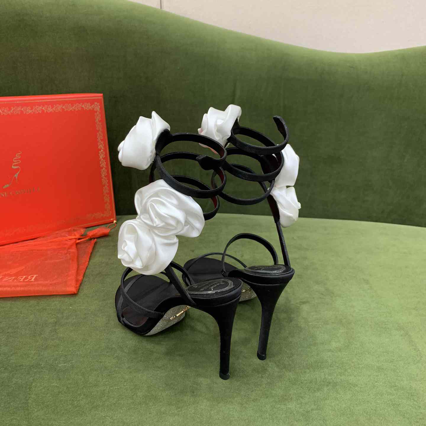 Rene Caovilla Rose High-heel Sandals - DesignerGu
