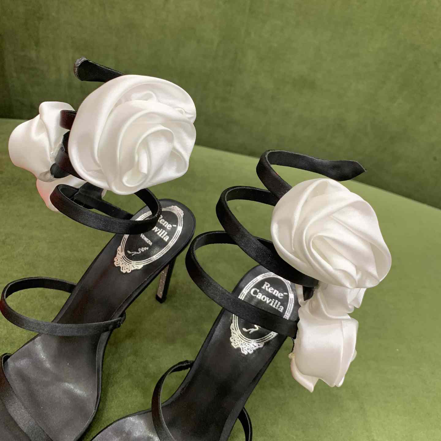 Rene Caovilla Rose High-heel Sandals - DesignerGu