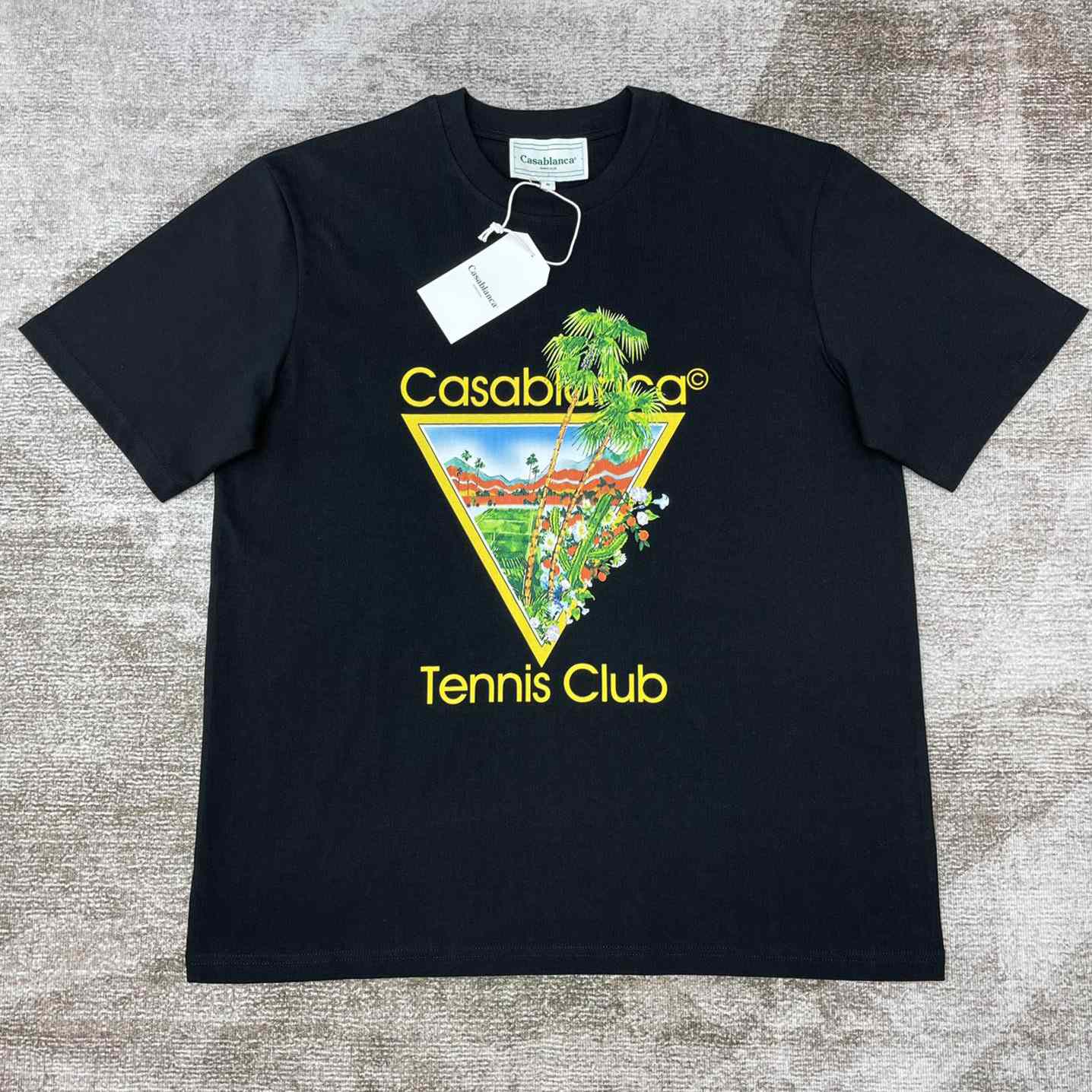 Casablanca Tennis Club Icon T-shirt - DesignerGu