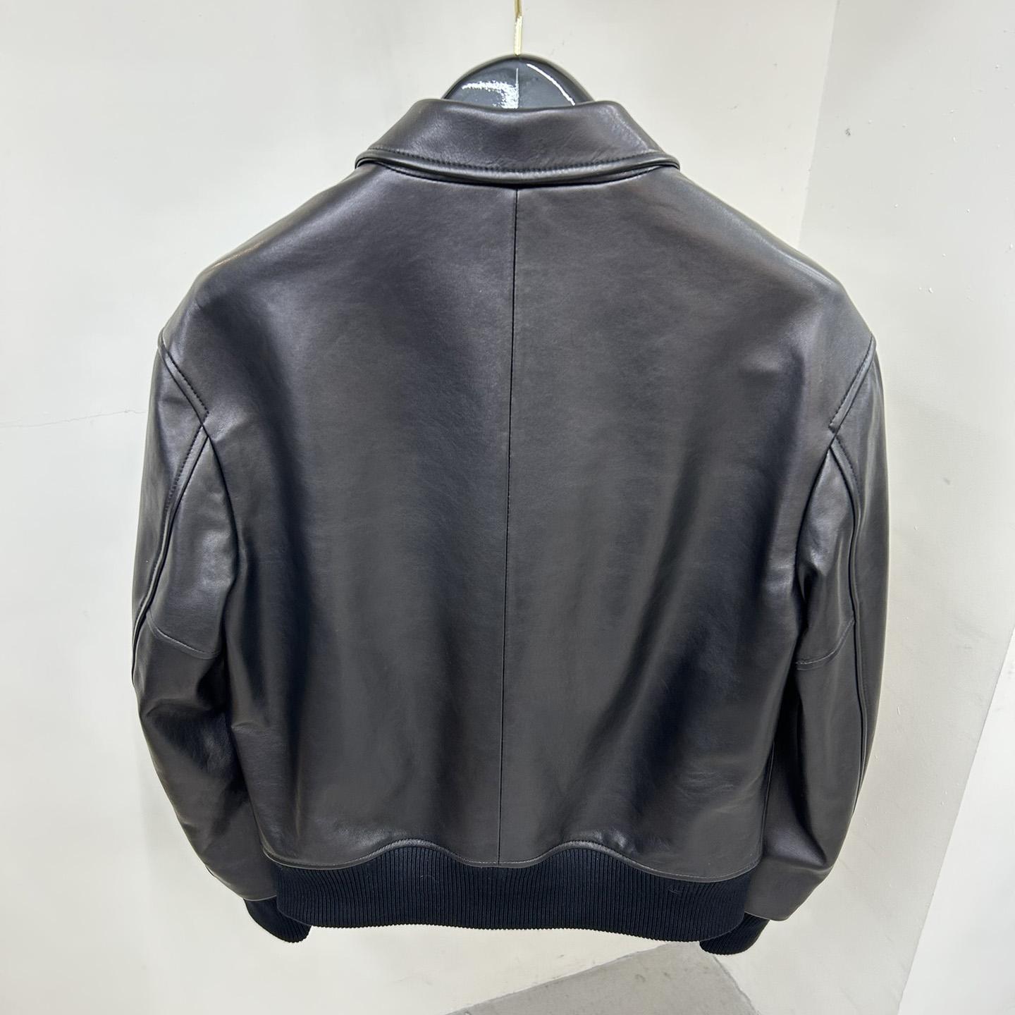 Burberry Leather Jacket   - DesignerGu