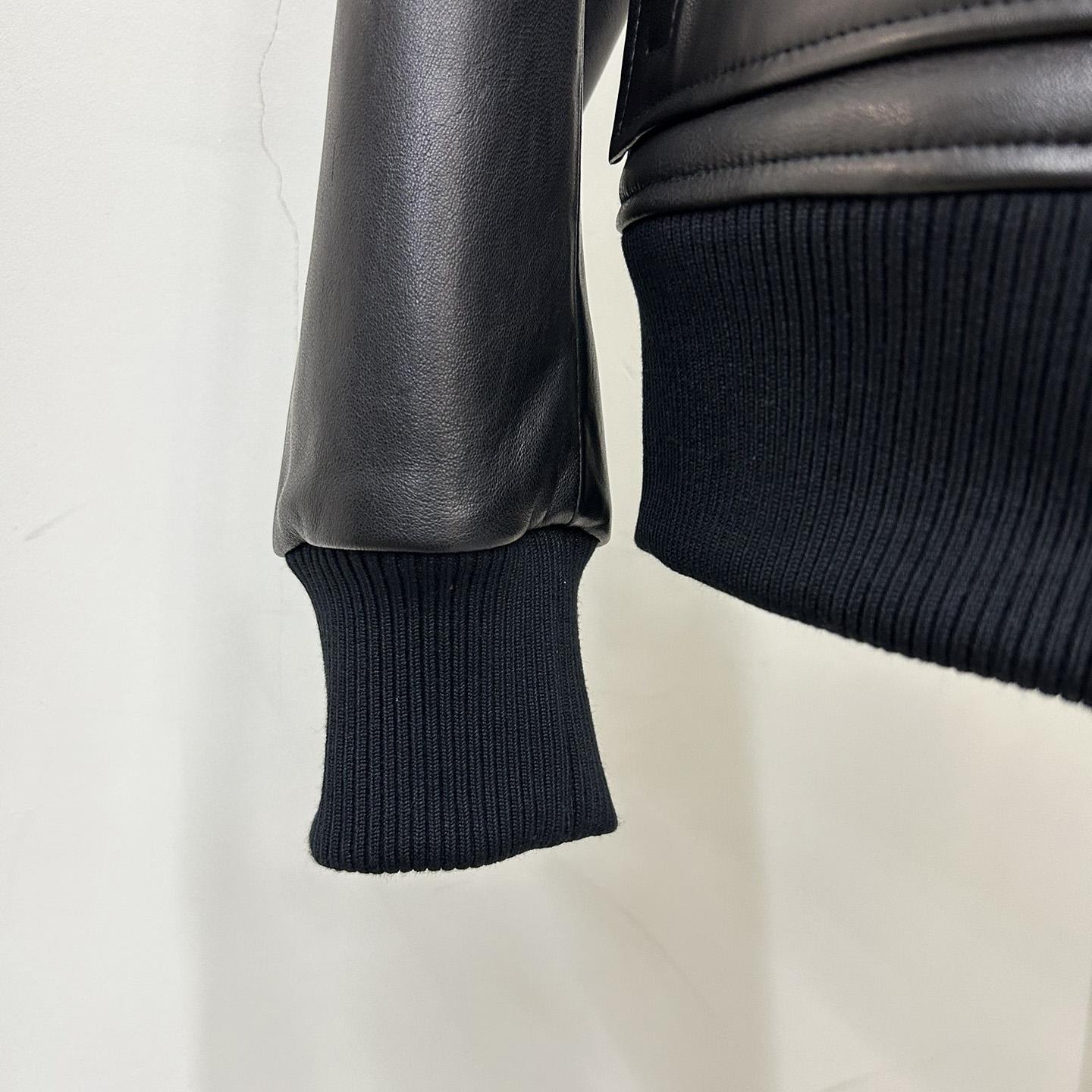 Burberry Leather Jacket   - DesignerGu