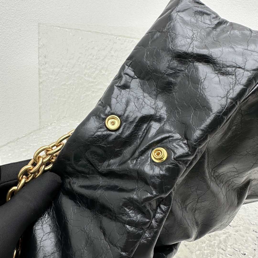 Balenciaga Monaco Small Chain Bag In Black - DesignerGu