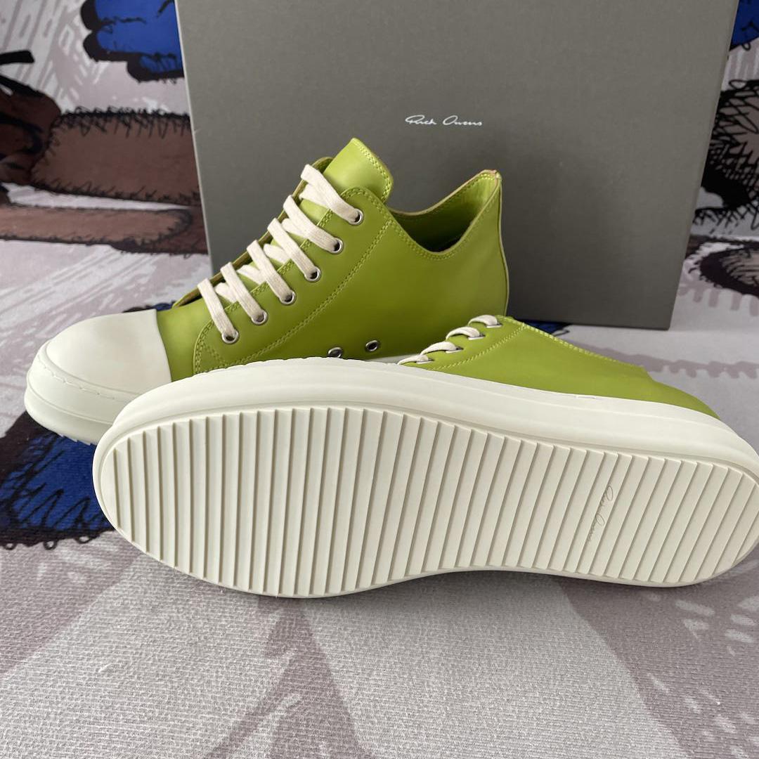 Rick Owens Low-Top Leather Sneakers - 