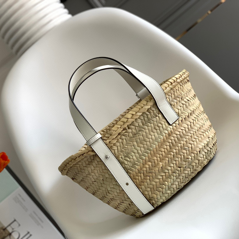 Loewe Leather Logo Basket - 
