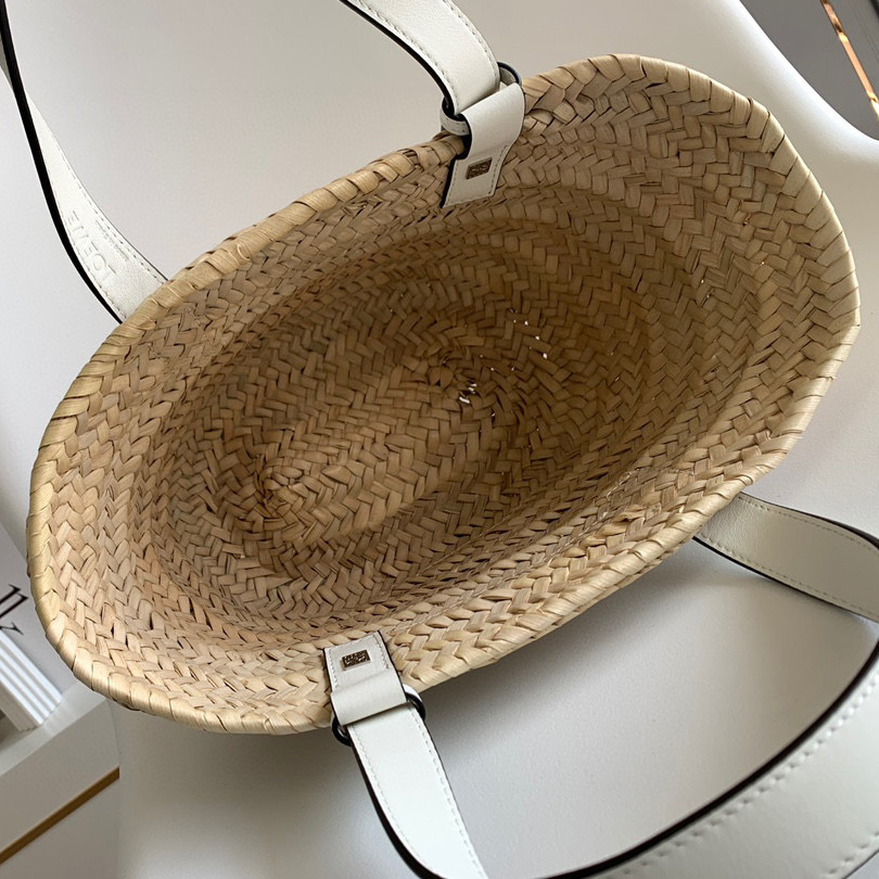 Loewe Leather Logo Basket - 