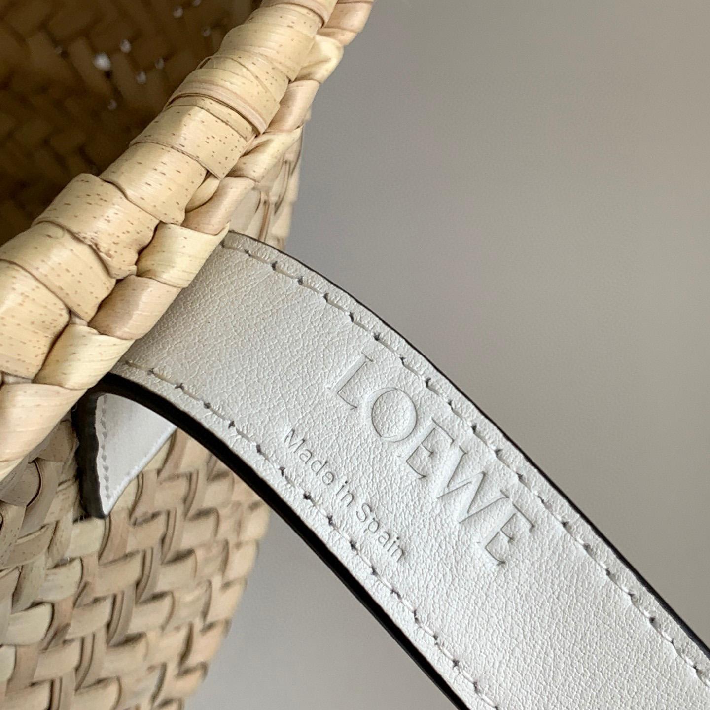 Loewe Leather Logo Basket - 