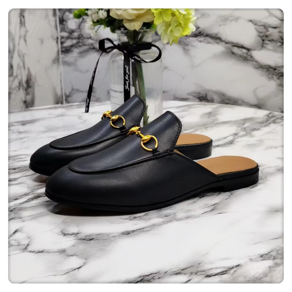 Gucci Princetown Leather Slipper - 