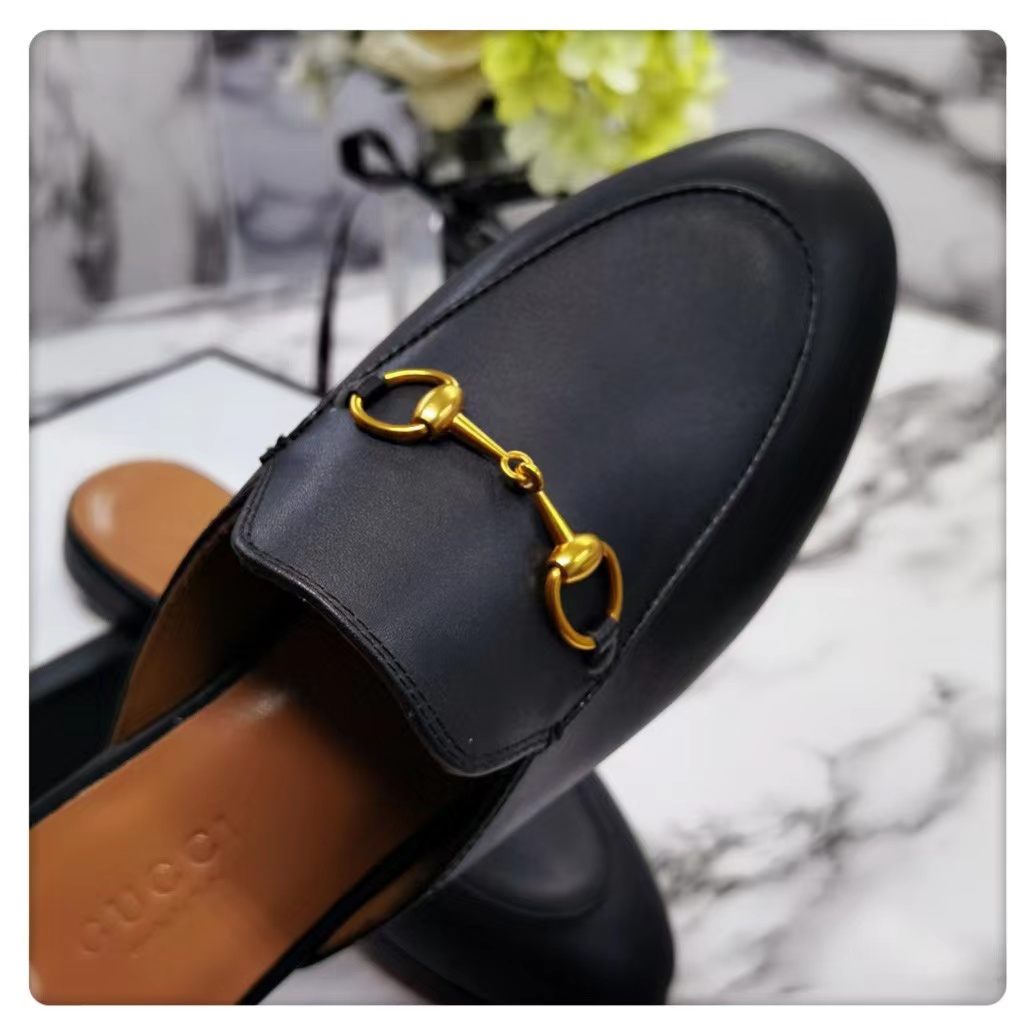 Gucci Princetown Leather Slipper - 