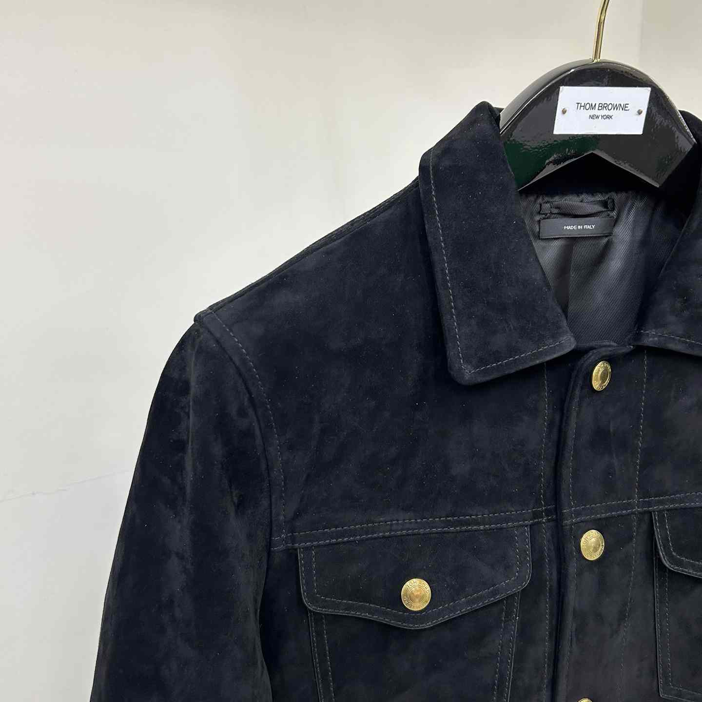 Tom Ford Cashmere Suede Shearling Trucker - 