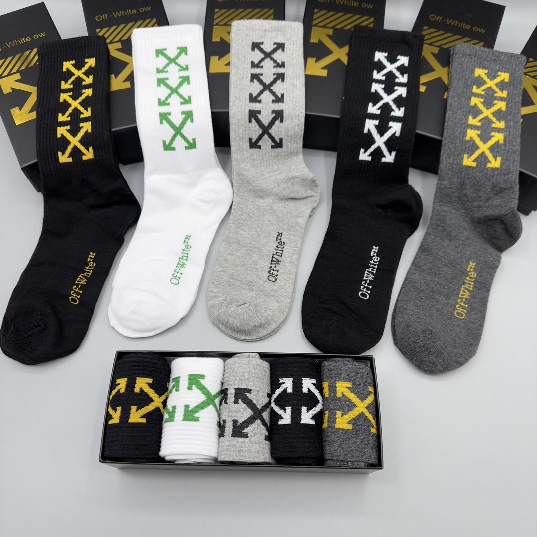 Off White Socks/Box - 