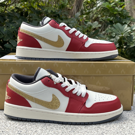  Air Jordan 1 Low SE “Year of the Dragon” Sneaker   FJ5735-100 - 