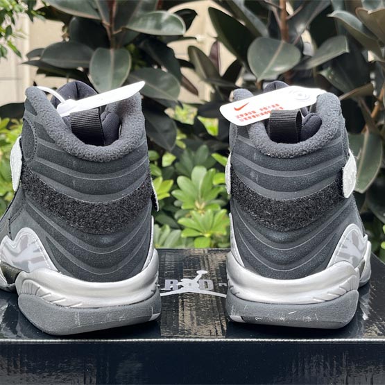 Air Jordan 8 Winterized “Gunsmoke” Sneakers FD1334-001 - DesignerGu