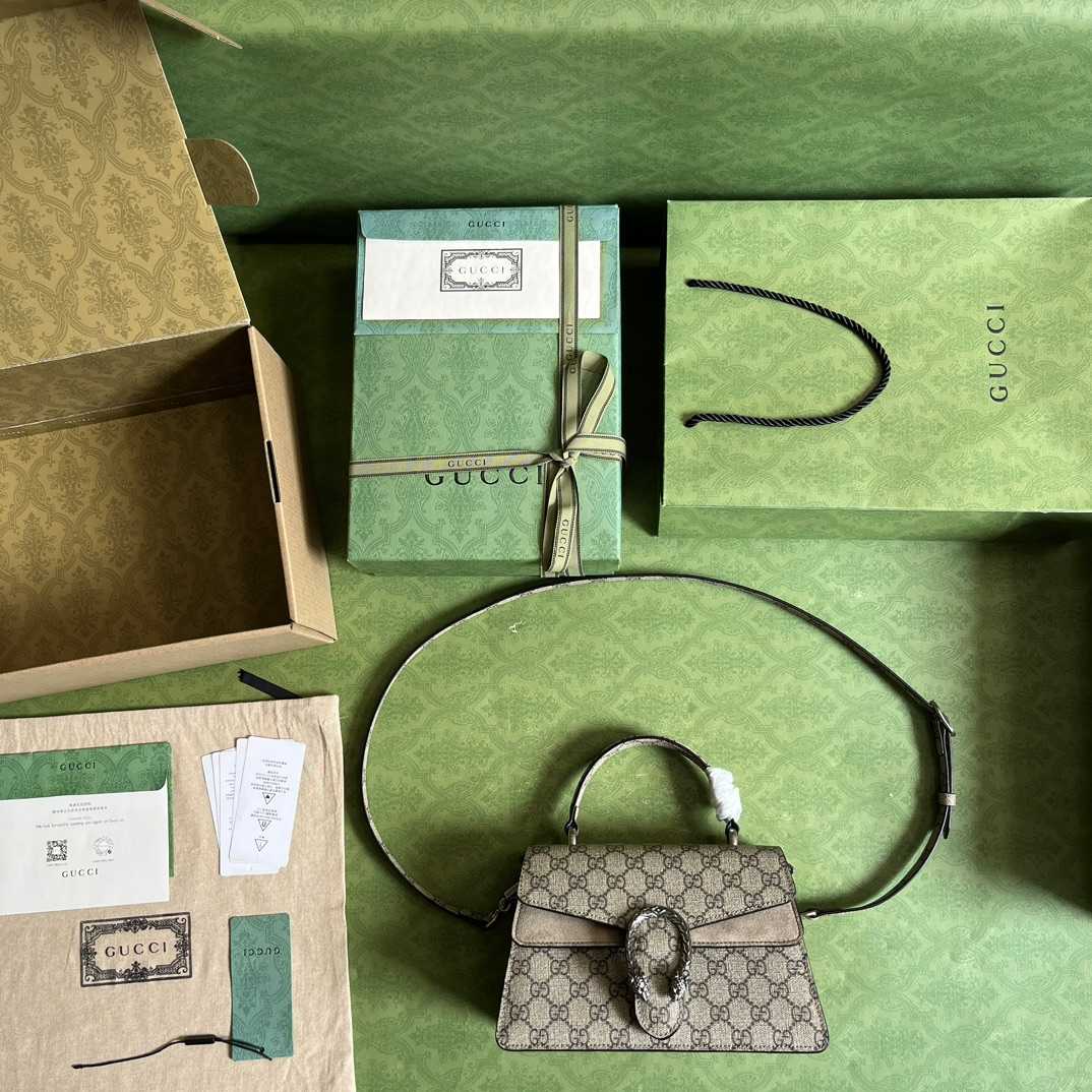 Gucci Small Dionysus Top Handle Bag - 