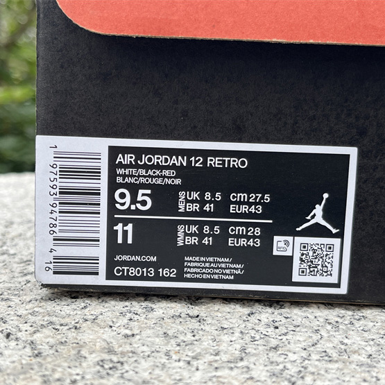 Air Jordan 12 “Red Taxi” Sneaker      CT8013-162 - 