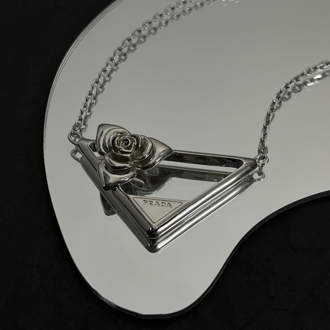 Prada Metal Necklace - 