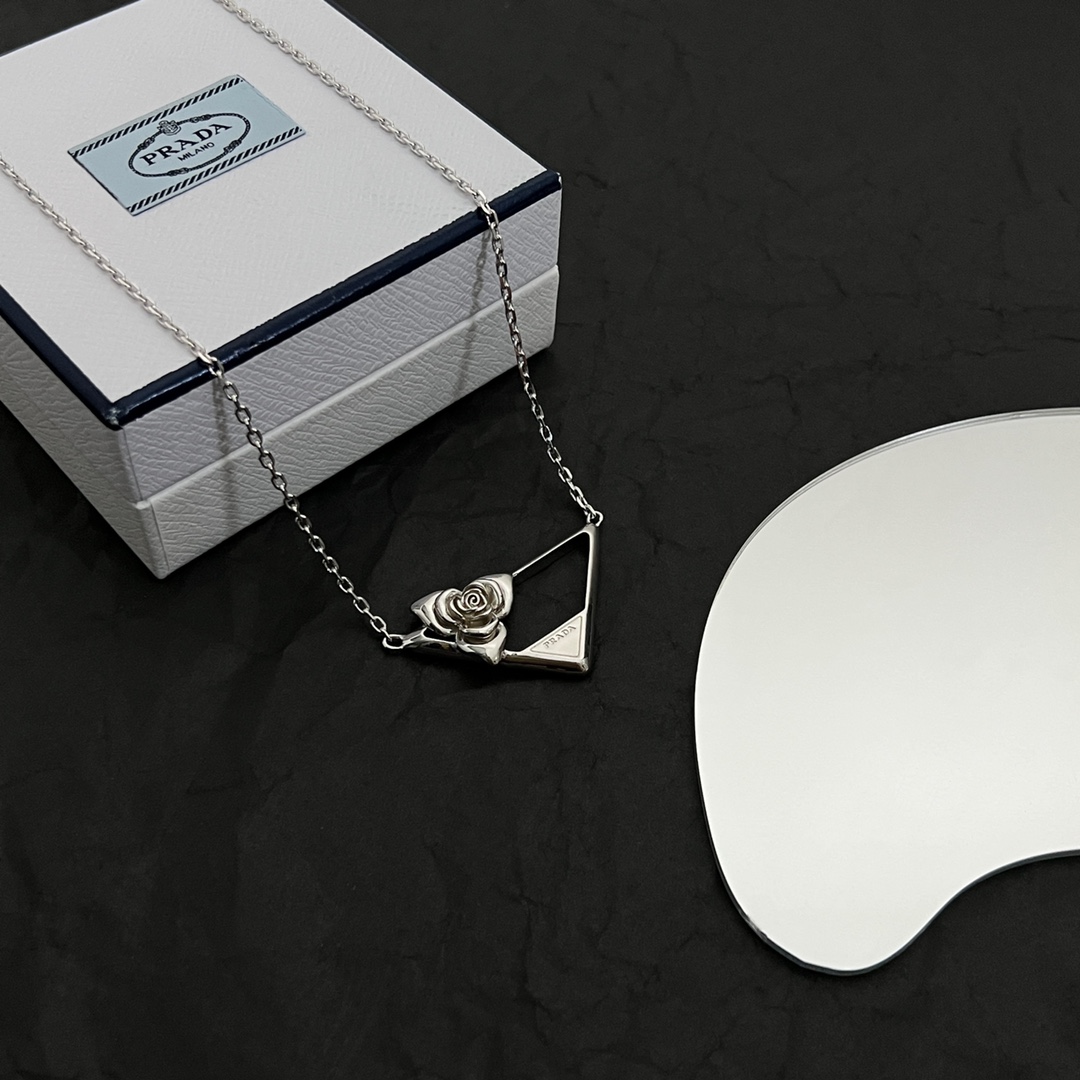 Prada Metal Necklace - 