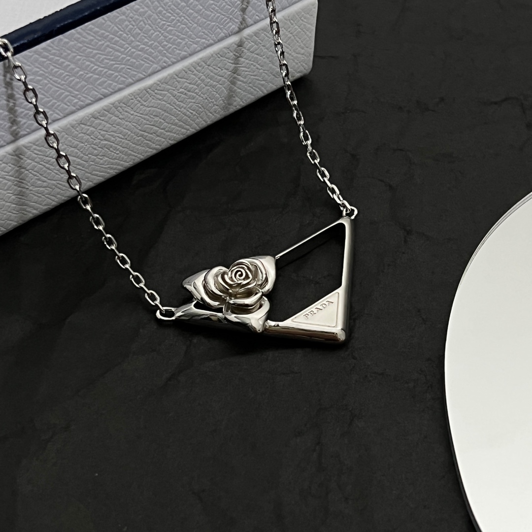 Prada Metal Necklace - 