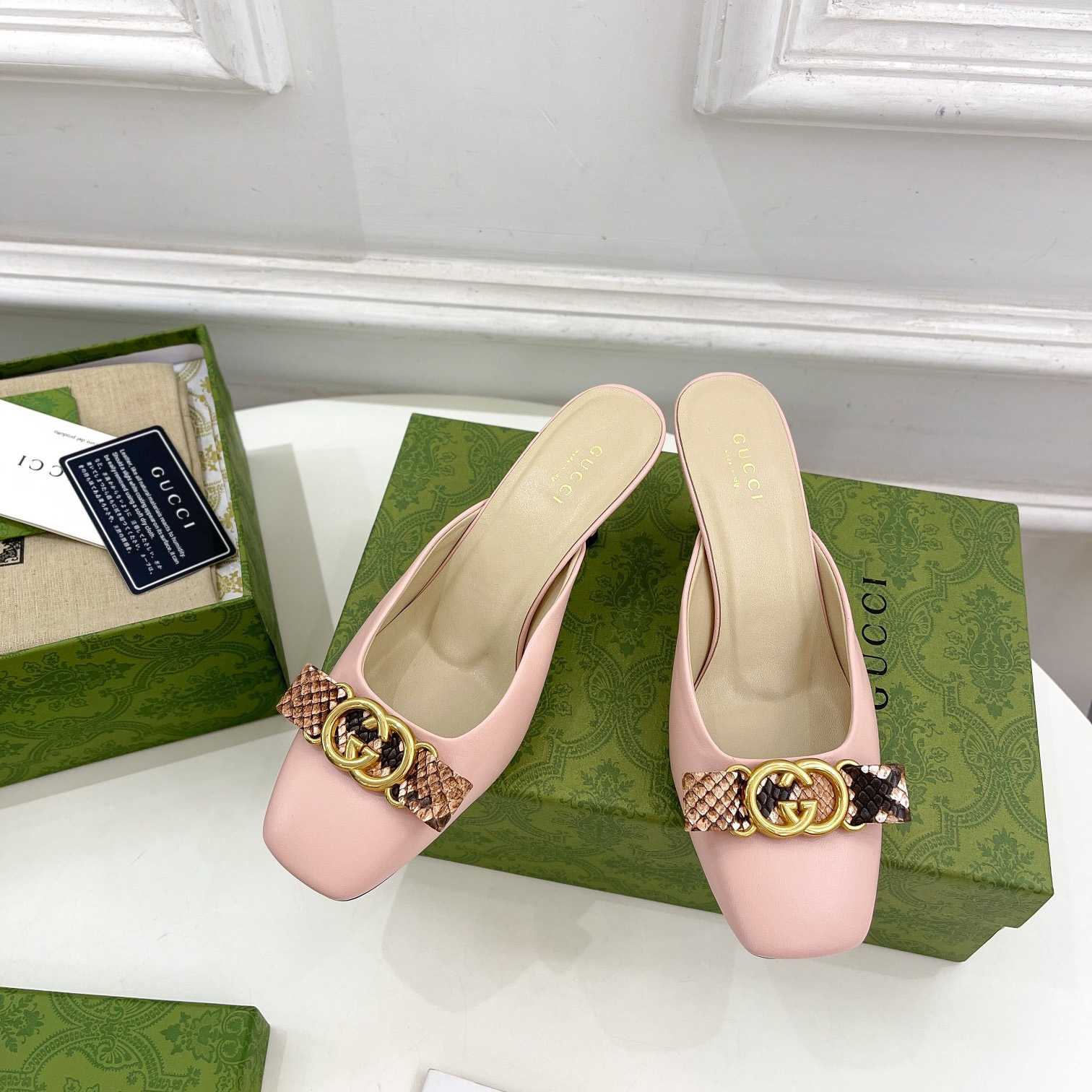 Gucci Women's Interlocking G Mule - 